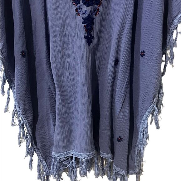 Letarte Floral Embroidered Tassel Tunic cotton - Picture 4 of 7